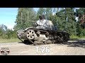 T26 tank speeding on road  panssarikillan kiltapivt 2012