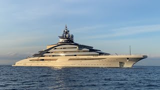 NORD, 142m Lurssen built Megayacht arriving in Gibraltar