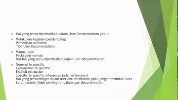 Interaksi Manusia Komputer, Materi Kuliah IMK, User Documentation [Rasyadi Harta Wiguna] Udinus