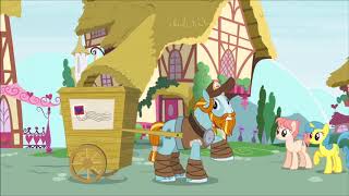 Rockhoof as mail pony