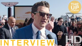 Miles Teller Top Gun Maverick premiere interview