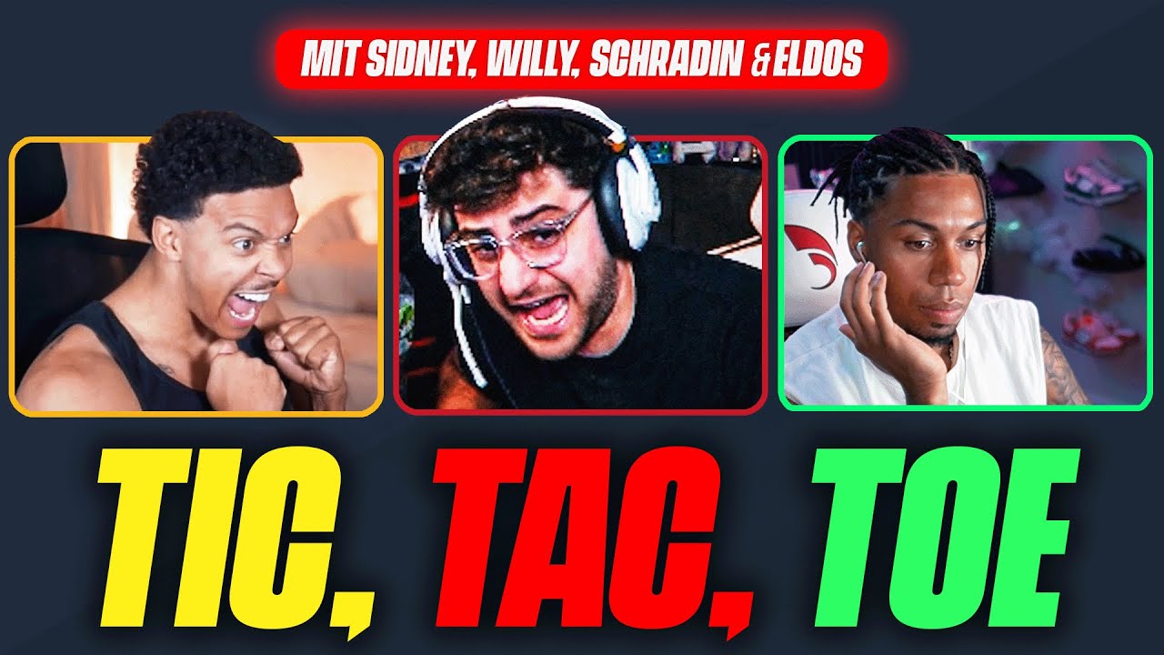 Wer ist das FUßBALLLEXIKON?! ⚽🤯 Fußball TicTacToe mit Sidney, Willy, Eldos und Schradin🔥