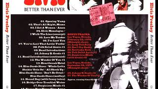 ELVIS PRESLEY    BETTER THAN EVER  Recorded live at Convention Center  September 12, 1970