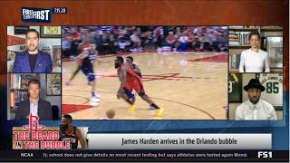 Nick Wright EXCITED James Harden Squashes Coronavirus Rumours, Arrives At NBA Bubble In Orlando