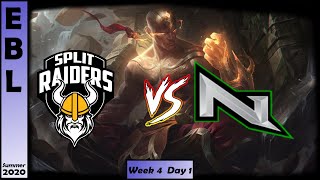 Split raiders vs nexus gaming highlights | ebl 2020 summer week 4 day
1