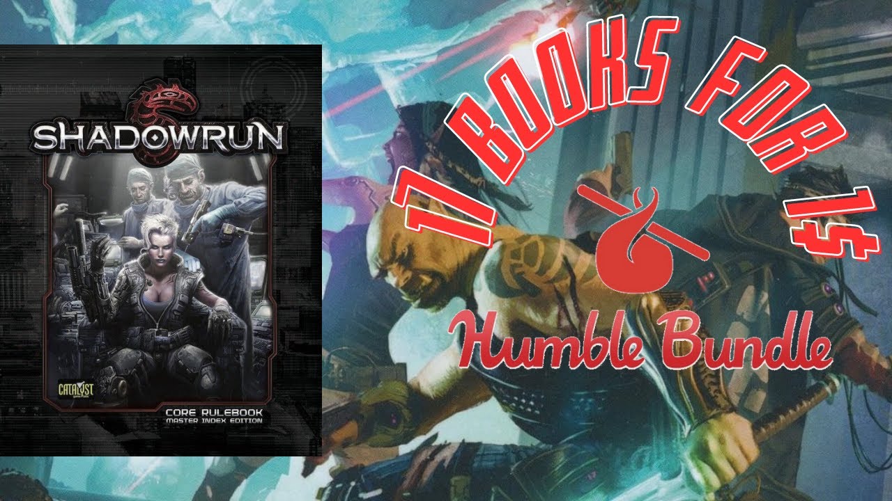 Final Day! Shadowrun RPG Books Cheap on Humble Bundle