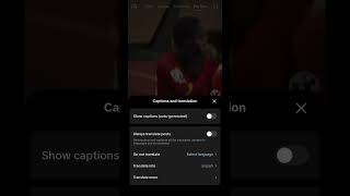 Part 2 of enabling captions and translations in TikTok 2026 iOS 26.4.1