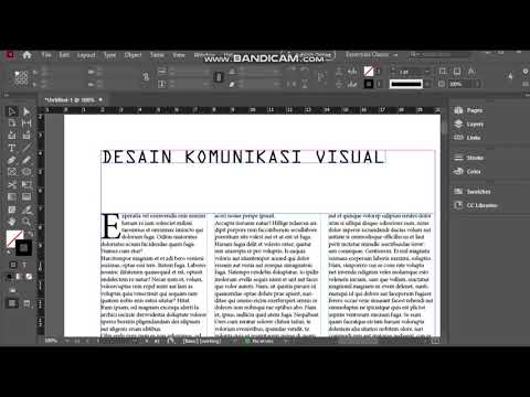 Video: Bagaimanakah saya boleh menjadikan teks lebih tinggi dalam InDesign?