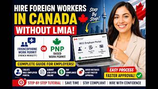 How to Create IRCC Employer Portal + Job Offer (LMIA-Exempt Work Permit Step-by-Step)