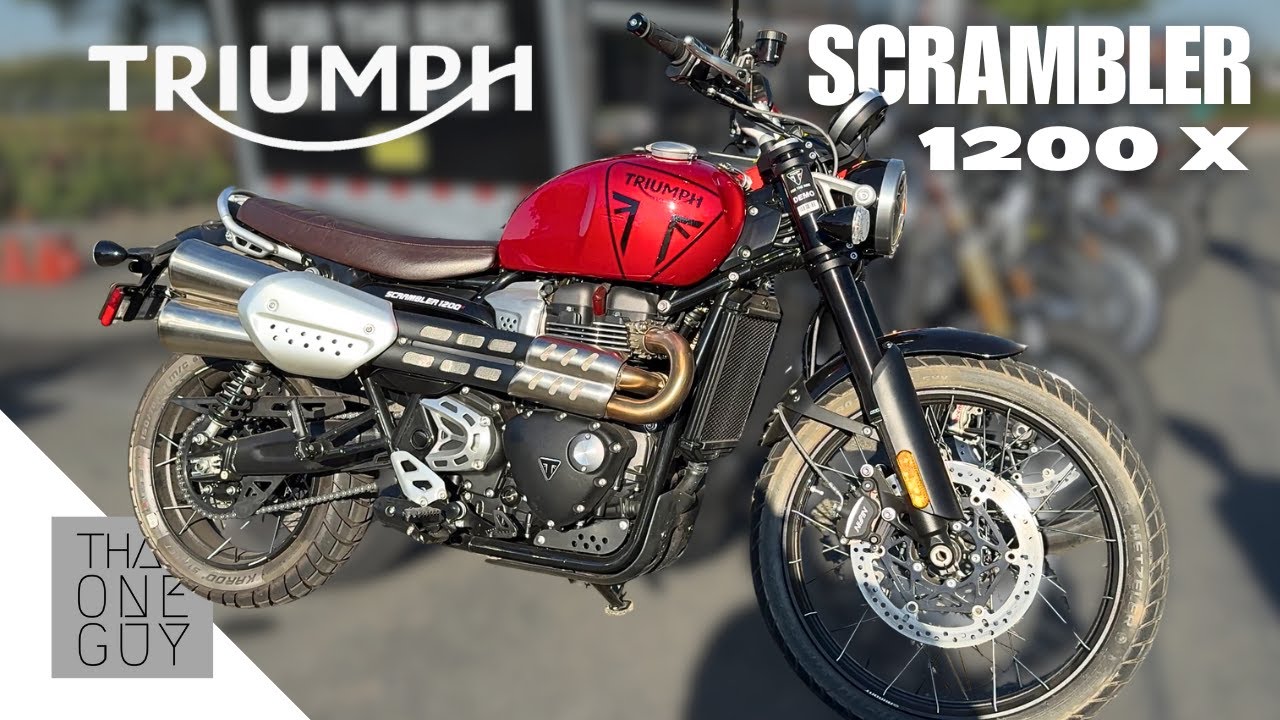 Triumph Scrambler 1200 X 2025 года | Тест-драйв и обзор