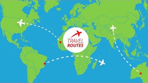 Travel Routes Maker | After Effects Template | Infographics