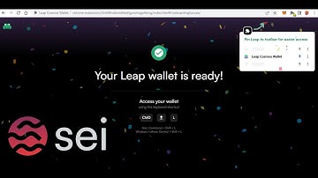 How to Create SEI Network Address using Leap Wallet
