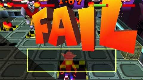 crash bash "ghost crash" glitch on space bash