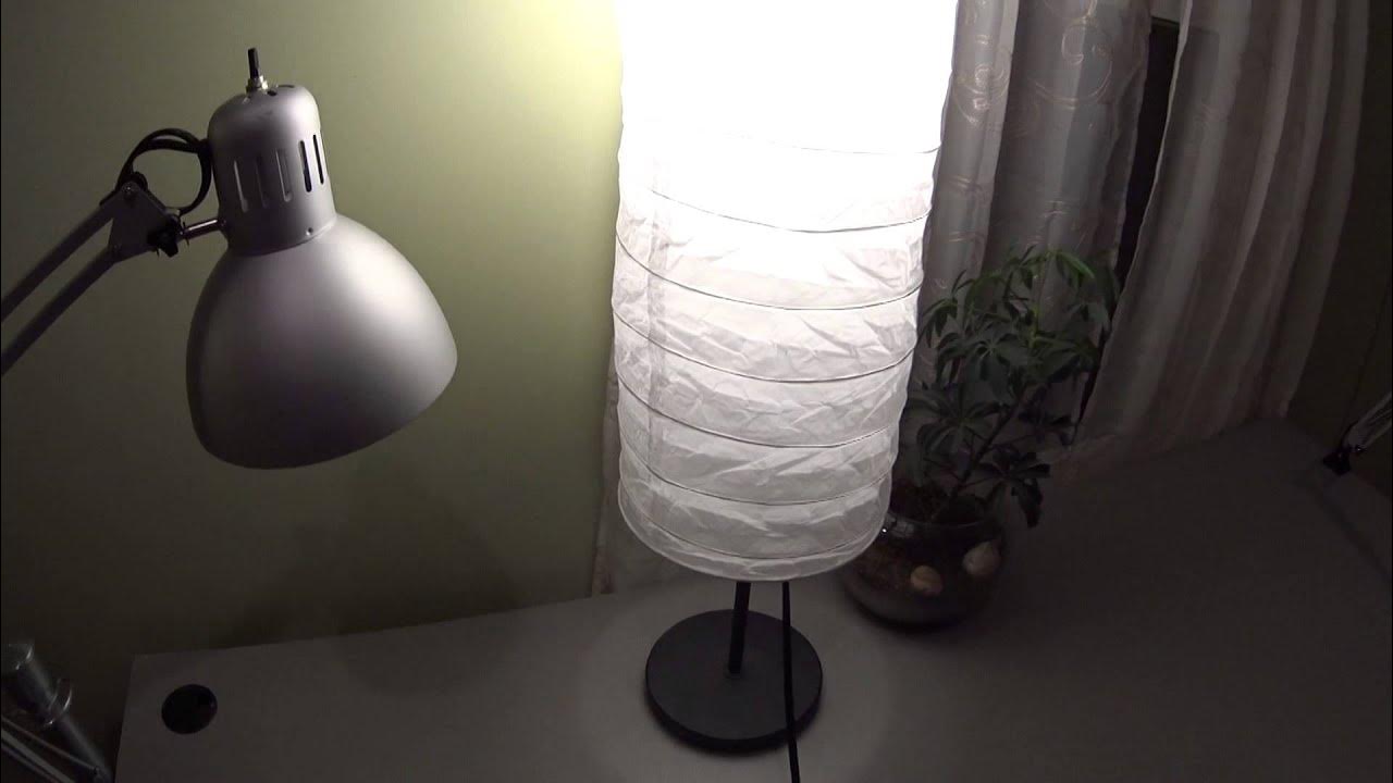 Ikea Holmö Stehlampe Standleuchte Aus Papier Standlampe Stehleuchte Lampe 117cm www.youtube.com