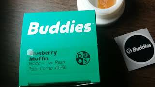 Blueberry Muffin (Indica) Live Resin Diamonds and Sauce by Buddies