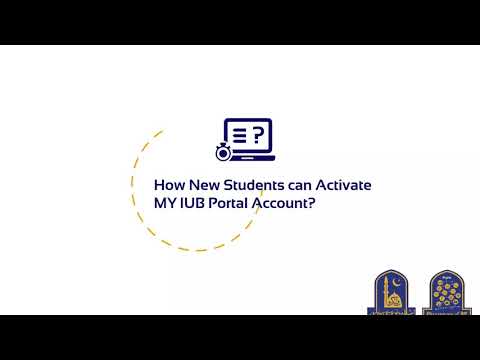How New Students can Activate their MY IUB Portal Account | DIT IUB