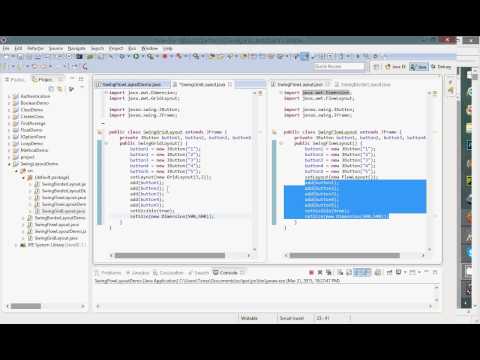 SwingGUI GridLayout