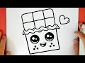HOW TO DRAW A CUTE CHOCOLATE BAR
