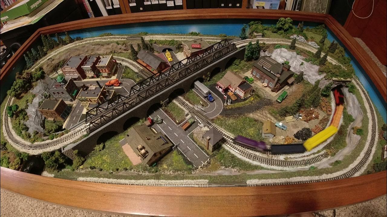 N scale Coffee Table layout 1 YouTube