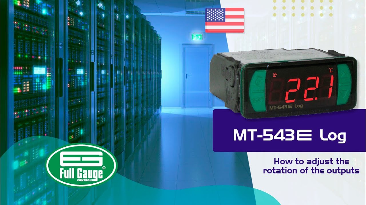 MT-543E Log - how to adjust the rotation of the outputs