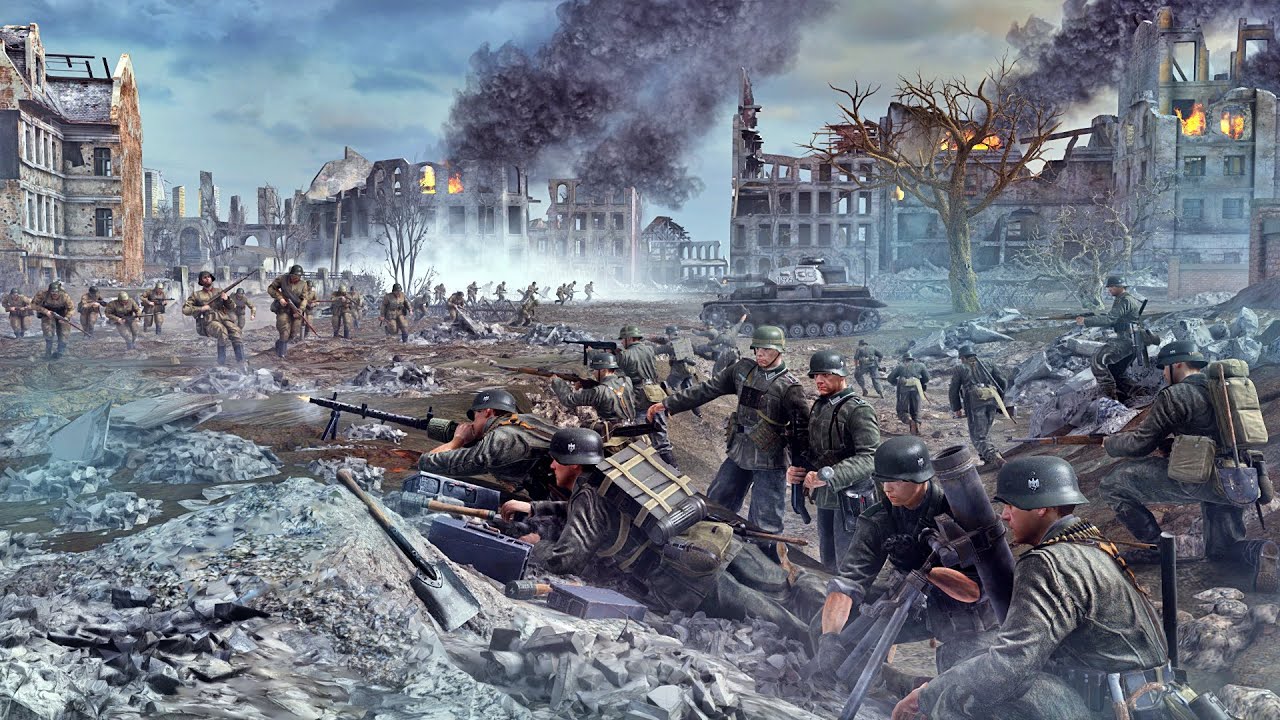 Massive Soviet Assault in Stalingrad 1942 | Gates of Hell - YouTube
