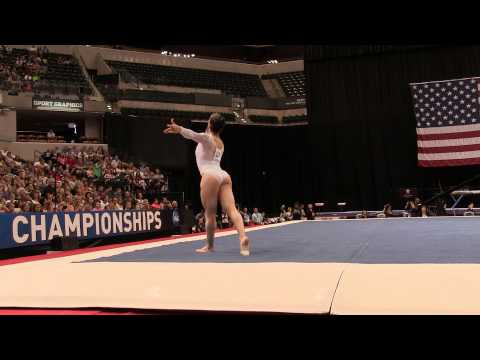 Aly Raisman – Floor Exercise – 2015 P&G Championships – Sr. Women Day 1