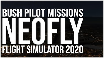 Run Bush Pilot Missions with Neofly for Microsoft Flight Simulator 2020