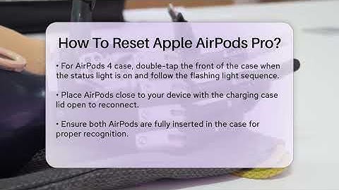 How To Reset Apple AirPods Pro? - Talking Tech Trends