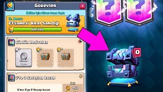 BEDAVADAN EFSANEVİ KRAL SANDIĞI! - Clash Royale