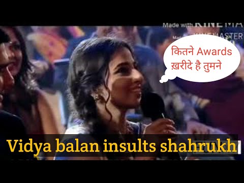 Vidya Balan Insults Shahrukh Khan at IIFA Awards 2013 | Viral Video