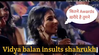 Vidya Balan Insults Shahrukh Khan at IIFA Awards 2013 | Viral Video
