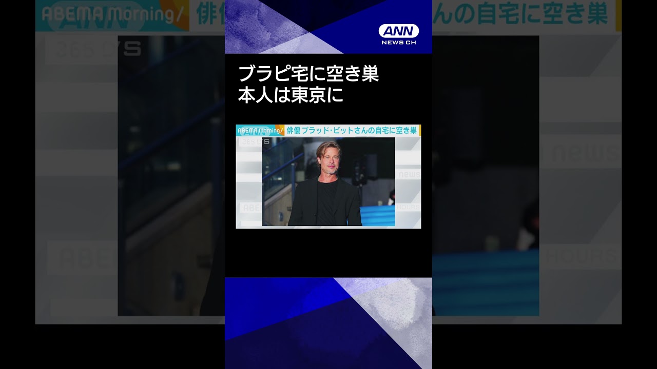 正面からフェンス乗り越え侵入】俳優ブラッド・ピットさんの自宅に