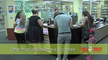 Sign up for a library card!