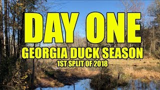 Day 1 of 2018 Ga Waterfowl Season