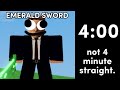 I got emerald sword in 447