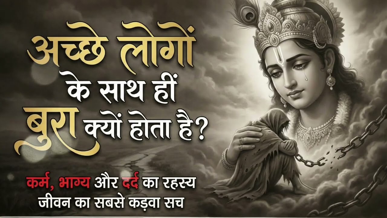 क्यों अच्छे लोगों के साथ ही बुरा होता है? 😢 | गीता उपदेश | Motivational Speech | Life Changing Truth