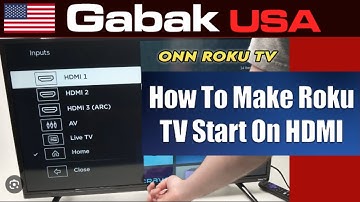 Roku / ONN TV: How to Setup HDMI is Default POWER ON Input!