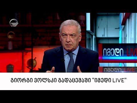 რადიკალები გამჭვირვალობის წინააღმდეგ   გიორგი ვოლსკი გადაცემაში \"იმედი LIVE\"