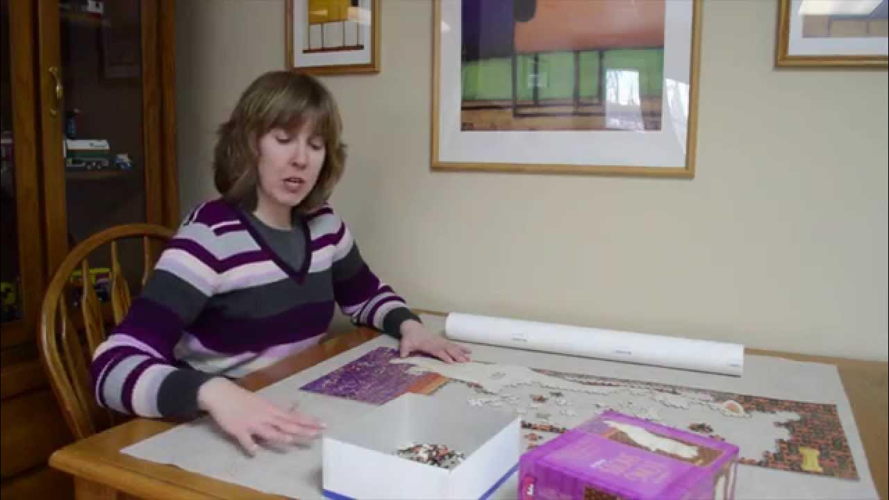 How to Make Your Own Puzzle Mat YouTube