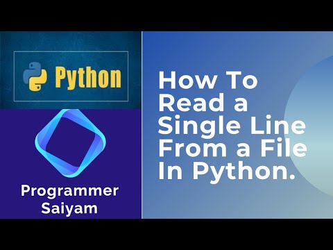 How to Read a line from a txt file in python | Programmer Saiyam