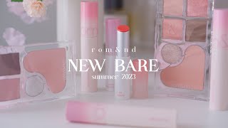 mới! ROMAND NEW BARE - Bảng mắt, Son Melting Balm & Juicy Lasting Tint (Swatch & Review) | Trang