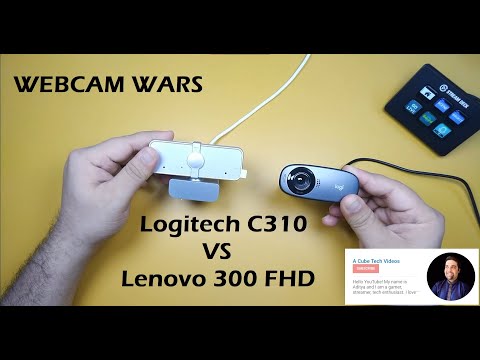 Обзор веб-камеры Logitech C310 | Сравнение с Lenovo 300 FHD | Онлайн-класс для видеозвонков Zoom