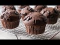 Schokomuffins Backen (Rezept) || Baking Chocolate Muffins (Recipe) || [ENG SUBS]