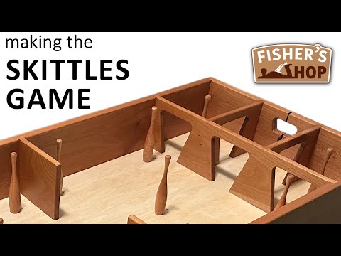 Woodworking: Making the Table Top Skittles Game