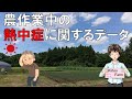 【熱中症】農作業中の熱中症による