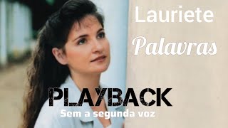 Lauriete - Palavras Playback Legendado Sem A Segunda Voz