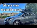 Stealth CAR CAMPING in a SUBARU Outback