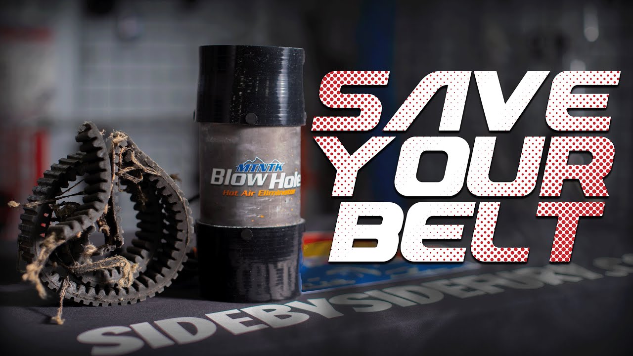Install 'The Blowhole' to Prevent Overheating and Premature Wear on Your Belt!