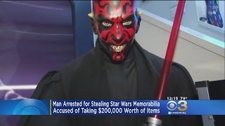 Man Arrested For Stealing 200K Worth Of Star Wars Memorabilia From Friend