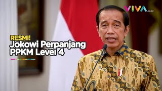 RESMI! Presiden Jokowi Perpanjang PPKM Level 4 Sampai 2 Agustus